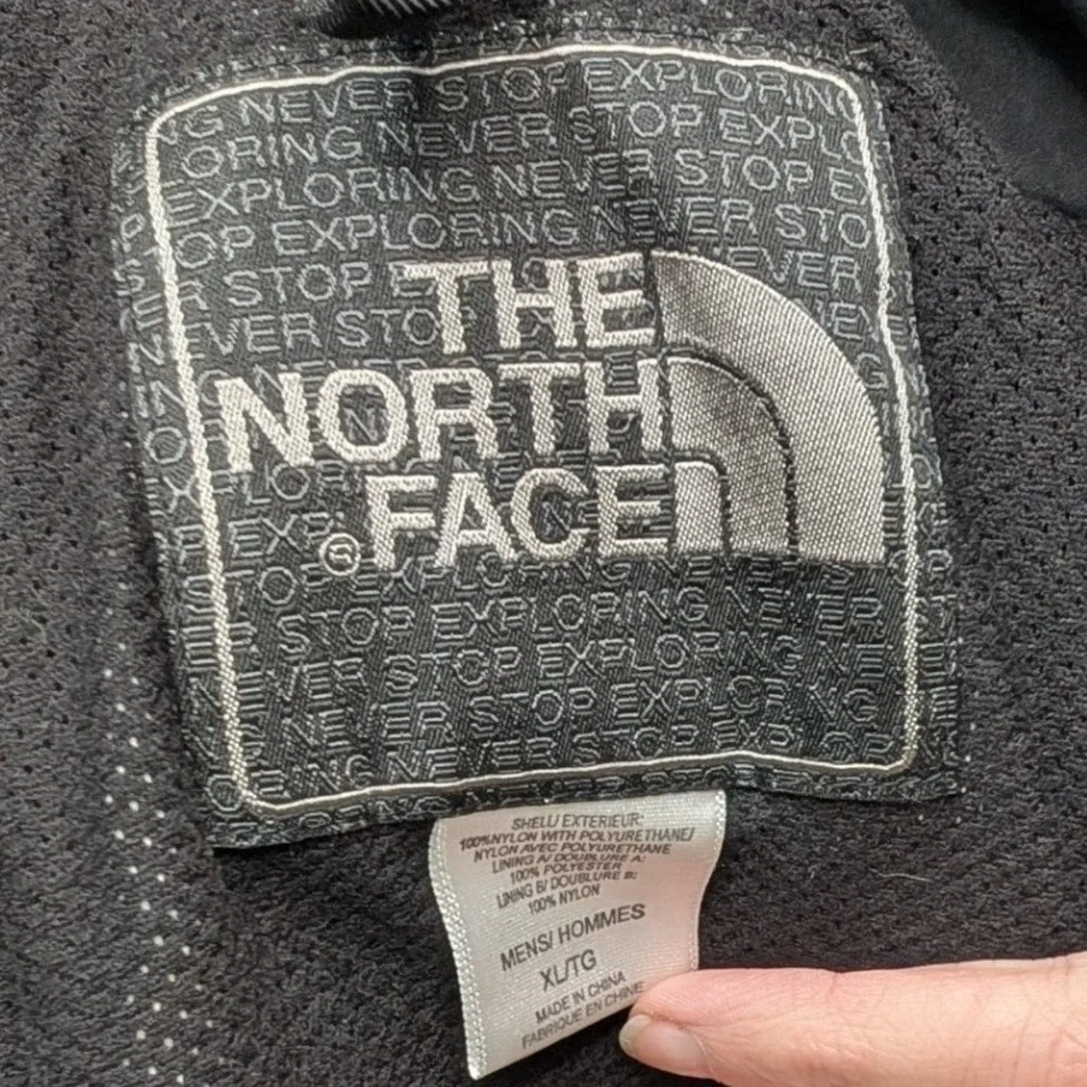 The‎ North Face Mens Blue Gray Full Zip Hooded Jacket Size XL